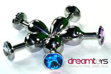 Stainless Steel Jewel Butt Plug- Small  Dream Toys- Vixen Erotic Boutique