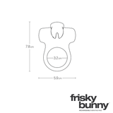 Frisky Bunny Vibrating Cock Ring  VeDO- Vixen Erotic Boutique
