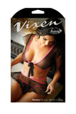 Flirtation Tie Top, Skirt & G-string Lingerie Set  Fantasy Lingerie- Vixen Erotic Boutique