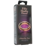 I Want You. Now. Steel Love Ring  Fifty Shades- Vixen Erotic Boutique