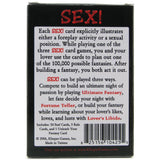 Sex! Card Game  Kheper Games Inc.- Vixen Erotic Boutique
