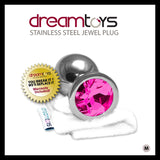Stainless Steel Jewel Butt Plug- Medium  Dream Toys- Vixen Erotic Boutique