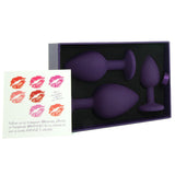 Rianne S Booty Plug Set 3-pack Purple  Rianne S- Vixen Erotic Boutique